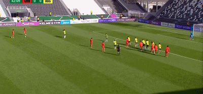 凌空抽射！首次射门就进球！U23国足1-0领先澳大利亚